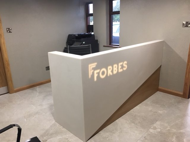 Forbes Contract Furniture – Reception and Office Refurbishment