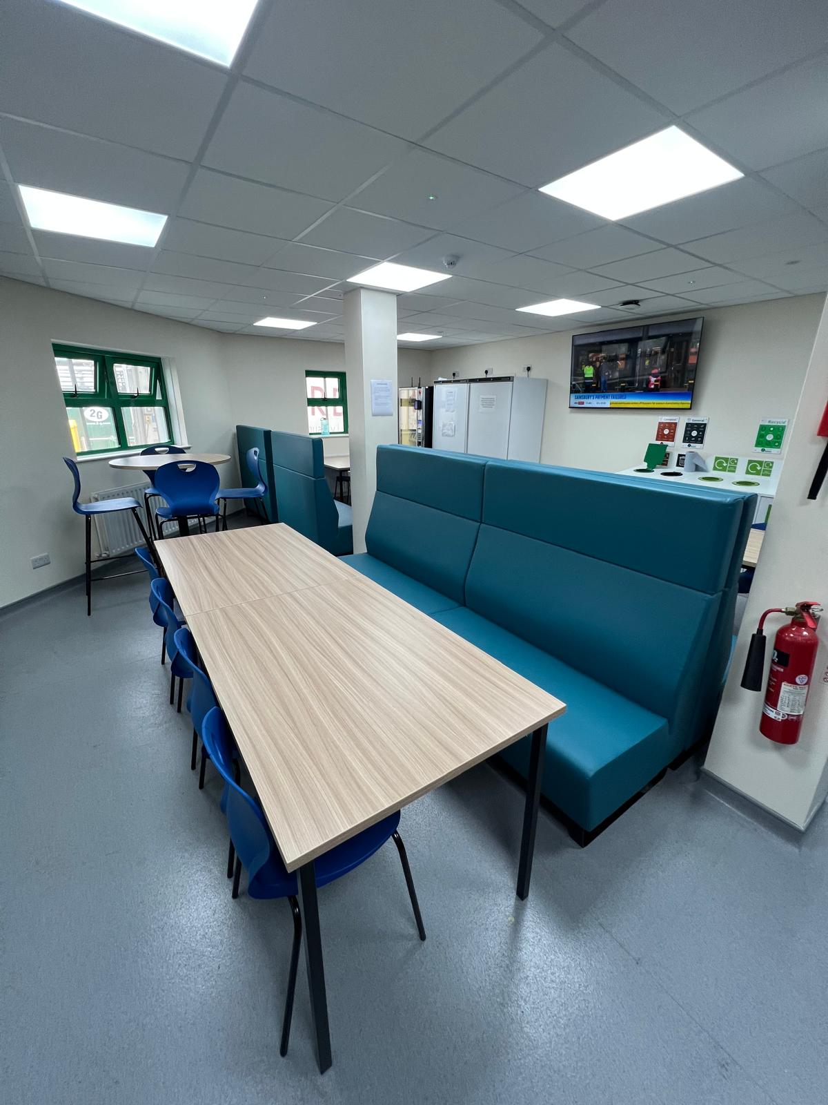 LacPatrick Diaries, Coleraine. Staff Canteen by Forbes Furniture Group