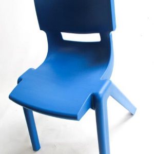 One Piece Polypropylene Chair 260mm Blue (Nursery Size)